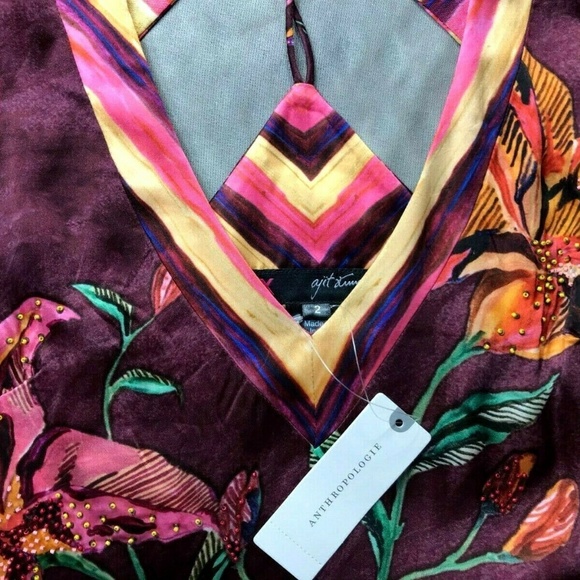 Anthropologie Gala Maxi Dress by 5X by Ajit Kumar - Picture 6 of 6